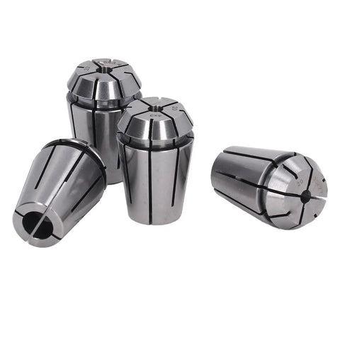 High Precision Spring Collet Set ERG20 With 4 Durable Pieces For CNC Engraving Milling And Lathe Tasks, durable steel collets.
