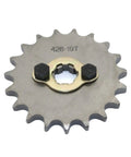 Heavy Duty Front Engine Sprocket For 428 Chain With Retainer Plate Locker fits 19 teeth and 20mm bore size.
