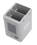 Two Way Drone Battery Charging Hub with Smart Display and Dual Battery Charger Station for Drones, Portable Power Bank Function