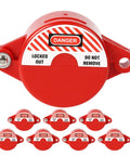 Valve Lockout Device 8 Pack High Security ABS Lockout for Gas and Water Valves Durable Easy Install Tagout Tool