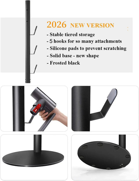 Sturdy Floor Storage Stand With Five Hooks For V Series Cordless Vacuum Cleaners Boss Level Docking Station Organizer Bracket