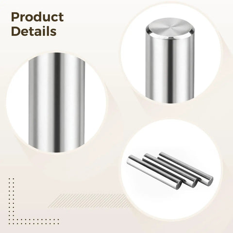 Rock Solid 72 Pack Dowel Pins Precision Ground 3mm Hardened Steel Cylindrical Locating Pins For Smooth Roller Positioning And Heavy Duty Engineering Assembly Jigs With Zero Wobble