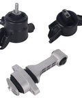 3 Piece Heavy Duty Engine Motor And Transmission Mount Kit With Torque Strut For Hyundai Accent Elantra Veloster, showing mounts and strut.