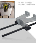 Edge Guide Assembly For 18V One Plus Trim Routers P601 And P206 PCL424B PCL424 R2401 Router Guide 204358001