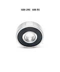 Set Of 10 8x16x5mm Rubber Sealed Ball Bearings 688 2RS For Rail Linear Motion Systems 3D Printer Parts Industrial Automation Equipment Smooth Glide And Low Friction, 688-2RS bearing