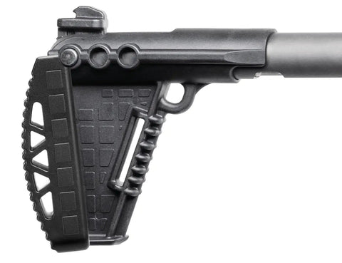 Side view of 2 Piece Rubber Recoil Pad for SUB-2000 Gen 2 and Gen 3 Polymer Buttstock, Cushioned, Grippy Shouldering