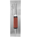 Pro Grade High Carbon Steel Finishing Trowel 4.75 By 14 Inch For Concrete, Masonry, And Drywall, DuraSoft Handle, Xtralite Aluminum Mounting