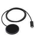 Magnet Wireless Charger With 45W Power Adapter, Super Fast Qi2 Charging, Built-In Magnets, No Slip Surface, Dark Gray Pad For Galaxy Phones