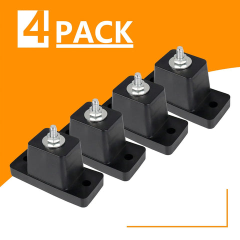 Four Pack Anti Vibration Rubber Pads For Outdoor Ductless Mini Split Air Conditioner Condenser Units Pro Grade Shock