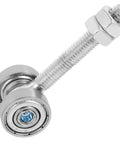 Heavy Duty Sliding Door Roller Pulley Assembly With Double Bearings For Smooth Gliding Patio And Window Rails Built Tough Steel roller with threads.