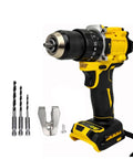 20V Max Cordless Drill And Impact Driver Brushless 2 In 1 Power Tool Combo For Tough Diy Projects with drill bit set.