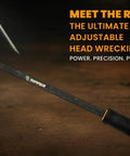 Heavy Duty Indexing Crowbar And Nail Puller Tool, Multi Angle Pry Bar For Trim, Flooring And Demolition with comfort grip