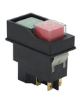 Job Site Magnetic On Off Switch With Automatic Vacuum Control For Power Tools Grinders And Cutters Rock Solid 16A 110V red and green push button switch view
