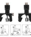Magnetic Blade Setting Jigs 2-Piece Gauge Knife Setter For Woodworking, Adjustable 22 Mm Height, 75 To 125 Mm Cutter Diameter