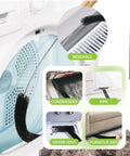 All In One Washing Machine And Dryer Vent Cleaning Kit With Long Handle Brushes cleaning dryer vent and other crevices