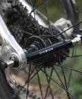 12mm To 9mm Thru Axle Quick Release Hub Skewer Adapter For Mountain And Road Bikes installed on rear bike hub