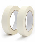 Beige White Masking Tape 1 Inch By 55 Yards Two Rolls Ideal For Arts And Crafts Diy Projects Home Office Labeling
