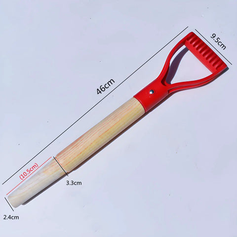 Long Wooden Garden Shovel Replacement Handle 46cm For Digging And Diy Craft Projects Durable Spade Handle With Smooth Finish Easy To Install