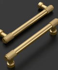 Champagne Bronze Knurled Cabinet Pulls Set Of 10 5 Inch Center To Center Kitchen Cabinet Handles and Drawer Pulls Durable Hardware ZH034