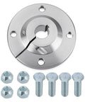 Heavy Duty Aluminum Rear Axle Wheel Hub With One Inch Bore For Off Road Carts 4X4 Utility Go Karts And Fun Carts, with four bolts.