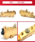 Handcrafted Brass Proportioning Valve Delivers Rock Solid Hydraulic Control For Street Rods And Trucks Featuring Disc Front And Drum Rear Brake Setups Compatible With Gm Gmc Chevy And Ford, showcasing details and design.