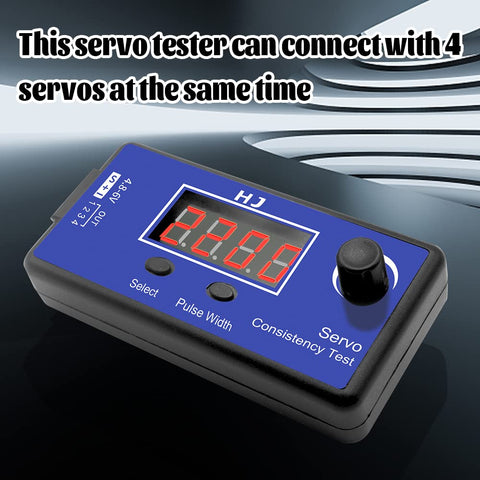 Pro Grade RC Servo And ESC Consistency Tester For Helicopters Planes And Cars With Manual Mode Easy Button Select, digital display.