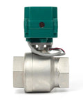 Heavy Duty Motorized Ball Valve 2 Inch Full Port 304 Stainless NSF Certified Electric Ball Valve 9 24V AC DC 2 Wire