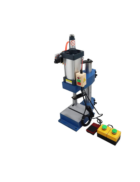 Heavy Duty Pneumatic Punch Press Machine For Sheet Metal Hole Punching, 110V Compressed Air Powered Shop Workhorse, Built Tough With Straightforward Zero Hassle Operation