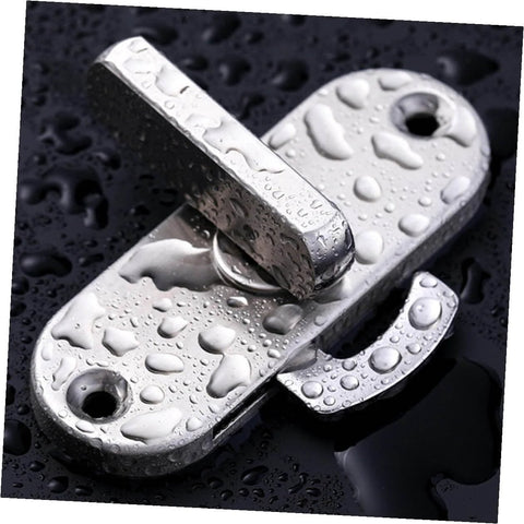Stainless Steel Sliding Door Lock Latch Privacy Bolt With Countersink Design For Barn Doors And Interior Sliding Doors Heavy Duty Built To Take A Beating Easy Installation Durable Rust Resistant Hardware Scratch Resistant Security Bolt