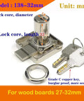 Heavy Duty Cabinet Lock With Keys For Single Or Double Doors Deadbolt Keyed Different General Purpose Safe Closet Lock