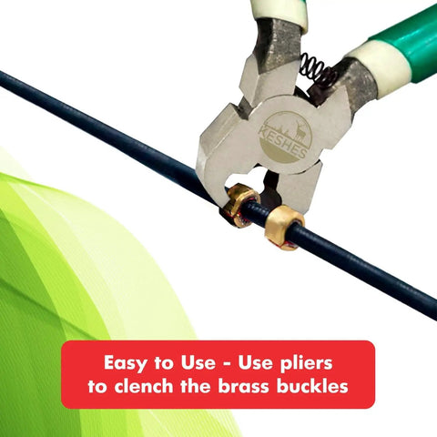 Must Have Archery Bow String Nocking Points Set With T Square Ruler And Nock Pliers Including 6 Brass Nocks for Recurve Bow, pliers clenching brass nocks.