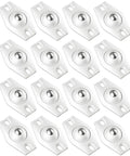 Self Adhesive Caster Wheels Set 16 Pcs For Kitchen Appliances Trash Cans Air Fryers And Small Furniture 360 Degree Swivel