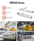 7W Emergency Battery Pack With Sturdy Steel Housing 120V To 277V Charger Conduit Ready Easy Test Button in commercial spaces