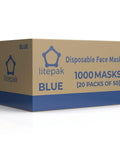 Bulk Disposable Face Masks 1000 Pack For Home And Office Breathable And Comfortable Non Medical Use Blue Filter Everyday Wear Great For Work Travel And Daily Safety 20 Packs Of 50 Each boxed