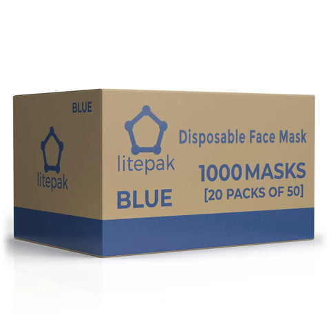 Bulk Disposable Face Masks 1000 Pack For Home And Office Breathable And Comfortable Non Medical Use Blue Filter Everyday Wear Great For Work Travel And Daily Safety 20 Packs Of 50 Each boxed