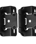 Heavy Duty Self Closing Cabinet Door Hinges Semi Concealed Overlay Built To Last Tough As Nails For Kitchen Cabinets And Home Furniture Plus RV And Yacht Doors With Smooth Quiet Spring Loaded Action, shown in black with semi-concealed design.