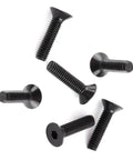 Heavy Duty M3 Hex Socket Screws And Nuts Kit In Alloy Steel, 250Pcs, Includes 150 Screws And 100 Nuts In 6 Lengths M3x6 8 10 12 16 20mm, Perfect For 3D Printing, Woodworking, Sheet Metal And Home Repairs, Flat Head black M3 flat head screws shown