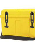 2 Pack T Handle Rubber Draw Latches For Toolboxes Golf Carts Hoods And Trailers Flexible Elastic Catch Black on Yellow Toolbox