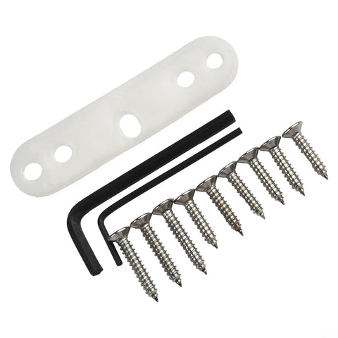 Heavy Duty Zinc Alloy Flag Hinge For Left Or Right Swing Installation set with screws and hex keys for easy mounting.