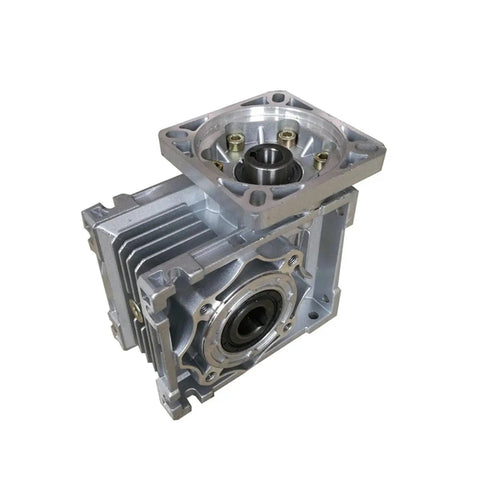 Heavy Duty Nmrv040 Worm Gear Reducer For Nema34 Stepper Motors showing alloy housing and smooth running gearbox.