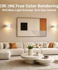Ring Wall Sconce, Modern Minimalist LED Wall Light with PC Shade illuminating a cozy living room with stylish decor.
