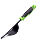 Heavy Duty Weeding Tool With Lever Design Weed Puller, ergonomic grip, V-shaped fork, black and green handle for easy weeding