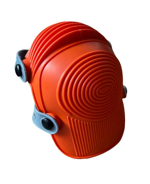 Ultraflex Non-Skid Kneepads With Flexible Design, orange protective gear with non-slip surface for comfort and stability
