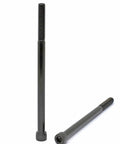 Top Shelf Alloy Steel Hex Socket Head Cap Screws 3/8 16 X 6-1/2 partially threaded with black oxide finish, two pieces shown.
