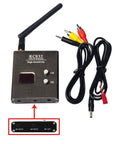 5.8GHz FPV Transmitter and Receiver for Drones, 600mW, 40 channels, showing receiver unit with cables and connectors