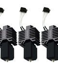 3-Pack Leak Proof 0.4mm Ceramic Hotend Printhead Kit for P1P P1S 3D Printer Upgrade with Integrated Extruder and Steel Nozzle