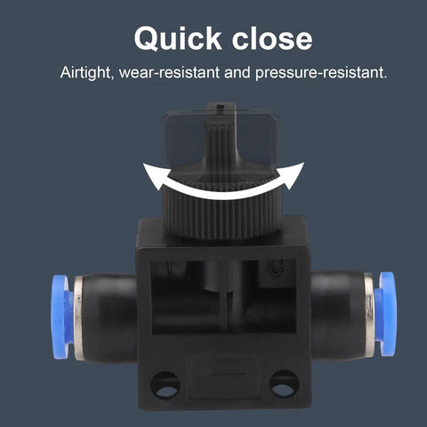 Plug And Go Inline Air Flow Control Valve Fits 10mm Tubing Straight Coupling Push To Connect Fitting Two Pack Zero Fuss Setup Smooth Airflow For Shop Gear And Diy Pneumatic Builds