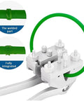 Rocksolid 300C P U Round Belt Welder Kit For V Belts And Polyurethane Pipes With Scissors And Fixture To Hot Melt Plastic Strips Fast And Easy, silver fixture