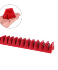 Red Modular Wrench Organizer Tray for Quick Access Grab and Go Tool Holder on Workbenches, compact and space-saving design