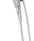 Eight-Function 7-Inch Round Shower Head With Magnetic Detachable Handheld, 72-Inch Hose shown in chrome finish